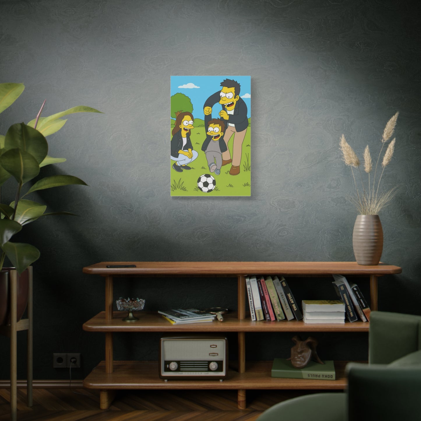 Cuadro personalizado de personas – Estilo los Simpsons