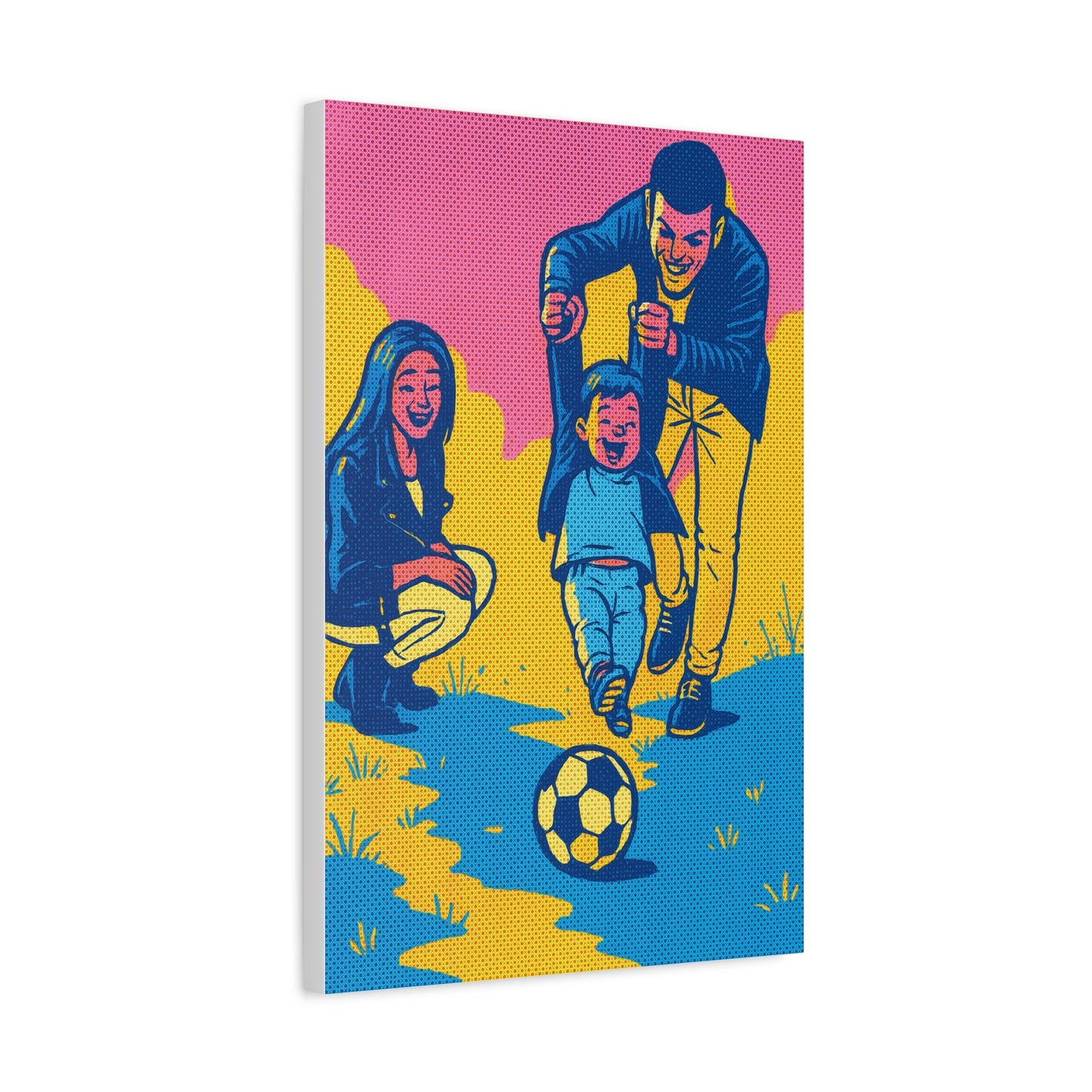 Cuadro personalizado de personas – Estilo pop art
