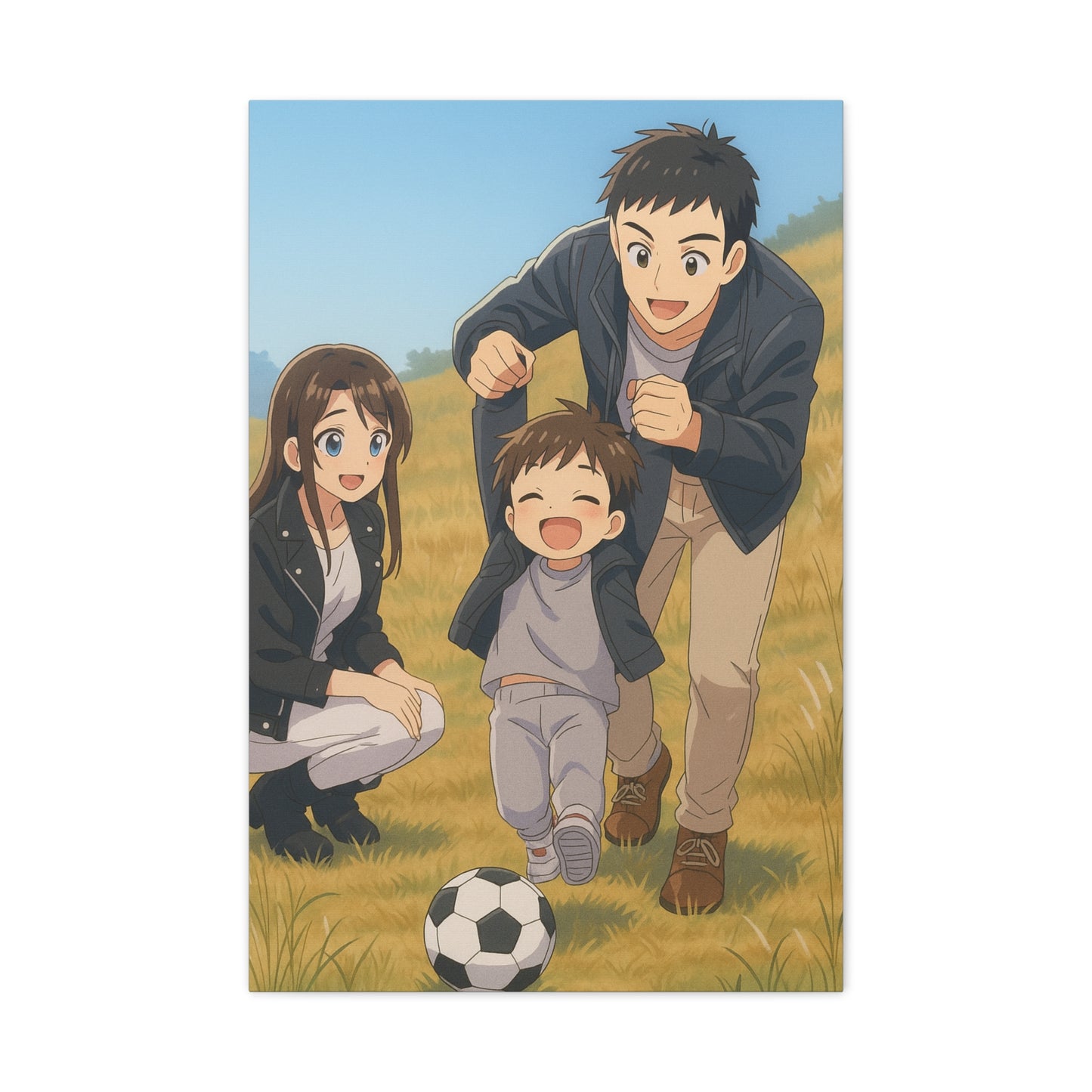 Cuadro personalizado de personas – Estilo anime
