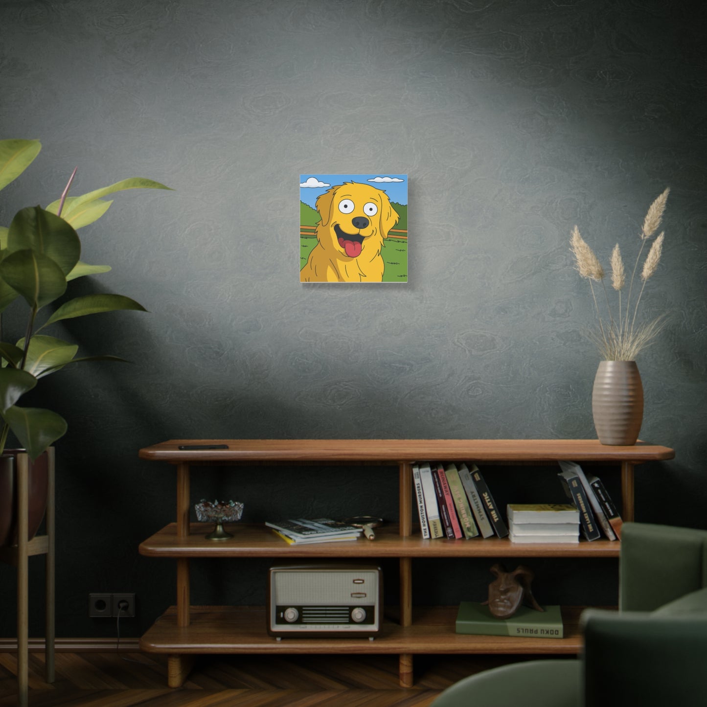 Cuadro personalizado de mascotas – Estilo los simpsons