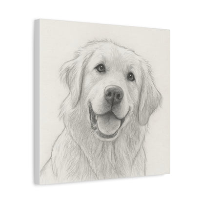 Cuadro personalizado de mascotas – Estilo dibujo a lápiz