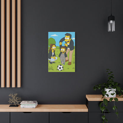 Cuadro personalizado de personas – Estilo los Simpsons