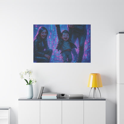 Cuadro personalizado de personas – Estilo ciberpunk