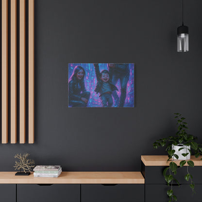 Cuadro personalizado de personas – Estilo ciberpunk
