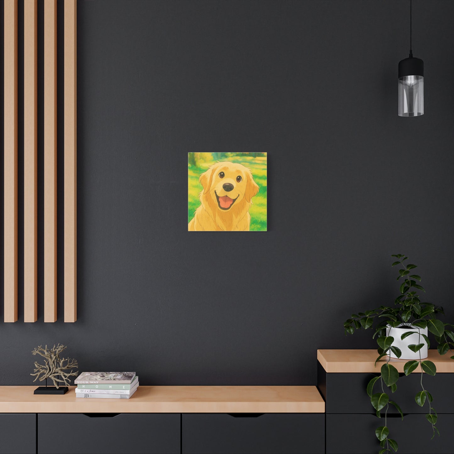 Cuadro personalizado de mascotas – Estilo estudio ghibli