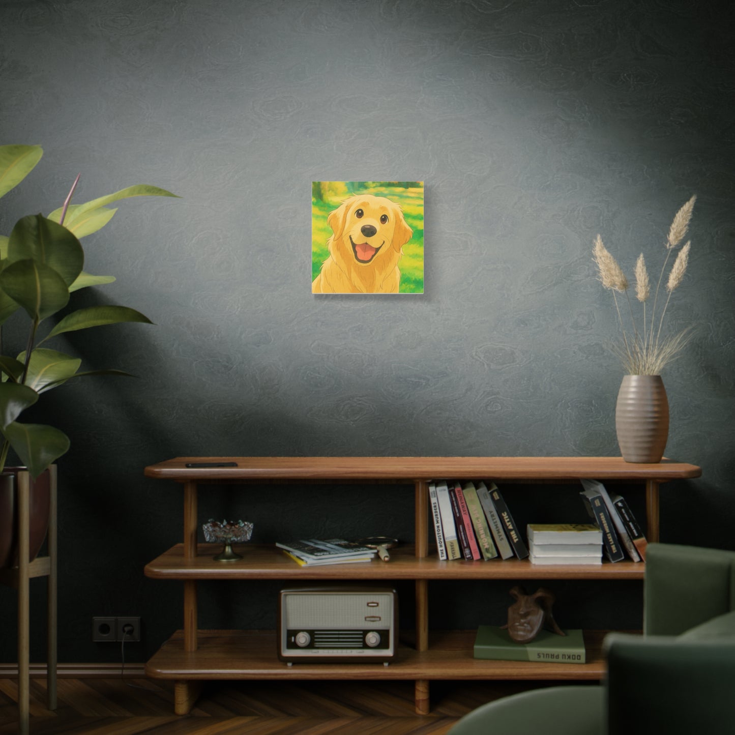 Cuadro personalizado de mascotas – Estilo estudio ghibli