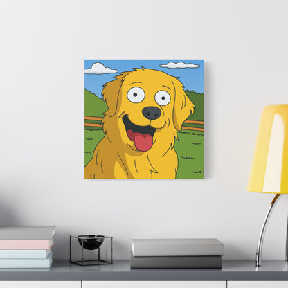 Cuadro personalizado de mascotas – Estilo los simpsons