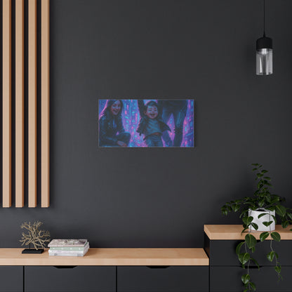 Cuadro personalizado de personas – Estilo ciberpunk