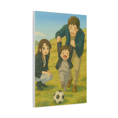 Cuadro personalizado de personas – Estilo estudio Ghibli