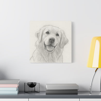 Cuadro personalizado de mascotas – Estilo dibujo a lápiz