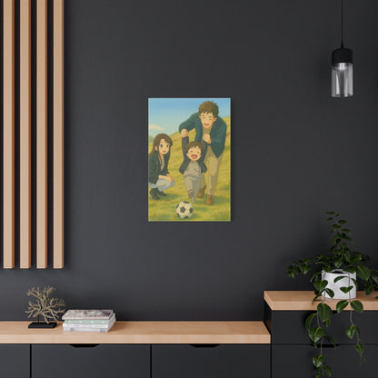 Cuadro personalizado de personas – Estilo estudio Ghibli
