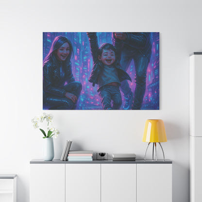 Cuadro personalizado de personas – Estilo ciberpunk